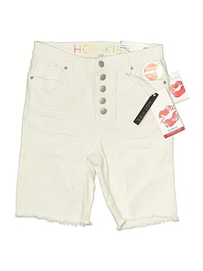 Pre-owned Hot Kiss Khaki Shorts In Ivory