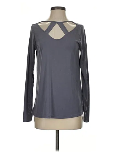 Pre-owned Hot Kiss Long Sleeve T-shirt In Gray