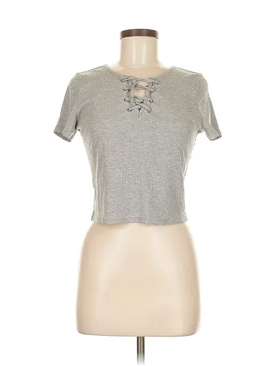 Pre-owned Hot Kiss Short Sleeve T-shirt In Gray