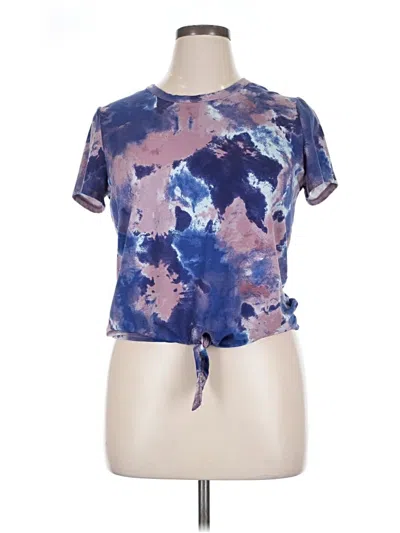 Pre-owned Hot Kiss Short Sleeve T-shirt In Blue