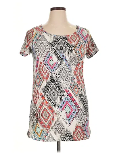 Pre-owned Hot Kiss Short Sleeve T-shirt In Silver