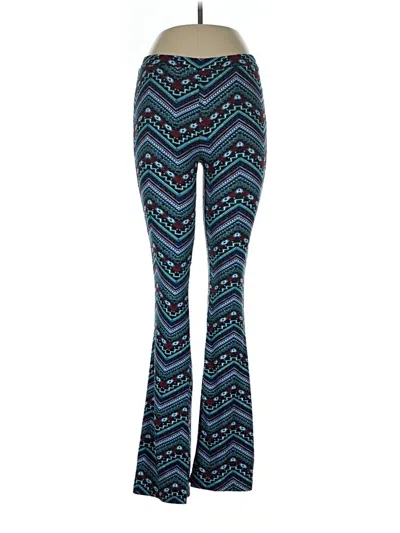 Pre-owned Hot Kiss Yoga Pants In Blue