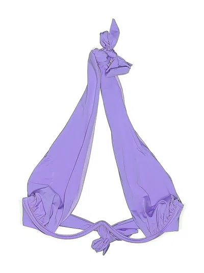 Pre-owned Hot Miami Styles Swimsuit Cover Up In Purple