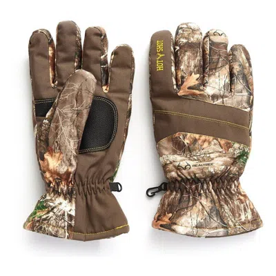 Hot Shot Kids'  Defender Core Waterproof Hunting Gloves In Brown