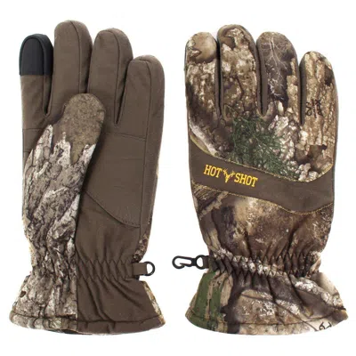 Hot Shot Men's  Defender Hunting Gloves In Burgundy