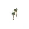 HOT TOMATO ARTICULATED PALM TREE EARRINGS