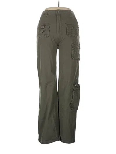 Pre-owned Hot Topic Cargo Pants In Green