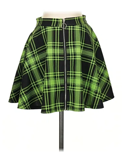 Pre-owned Hot Topic Casual Skirt In Green