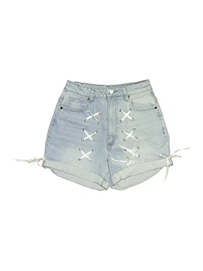 Pre-owned Hot Topic Denim Shorts In Blue