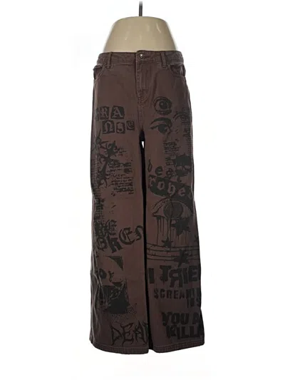 Pre-owned Hot Topic Jeans In Brown