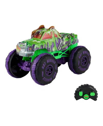 Hot Wheels 1:15 Scale Monster Trucks Mutant Chaos Wreckin Wolf Rc, Battery-powered Remote-control Toy In No Color