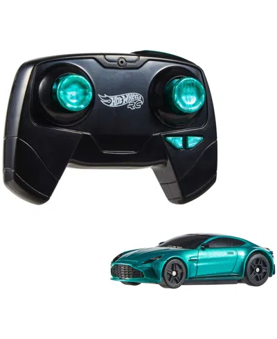 Hot Wheels 1:64 Scale Aston Martin Vantage, Battery-powered Remote-control Race Car Toy In Transparent
