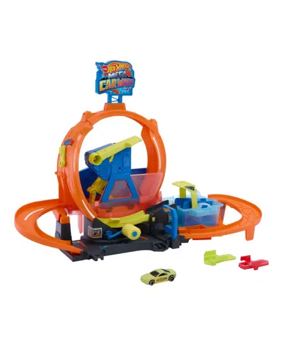 Hot Wheels 1:64 Scale City Mega Loop Car Wash Playset With Color Shifters Vehicle In No Color