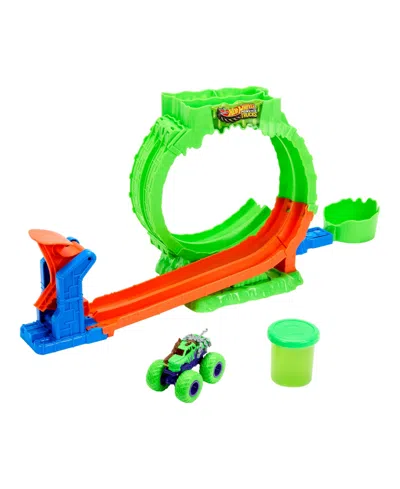 Hot Wheels 1:64 Scale Monster Trucks Mutant Chaos Chaos Loop Challenge Playset In No Color