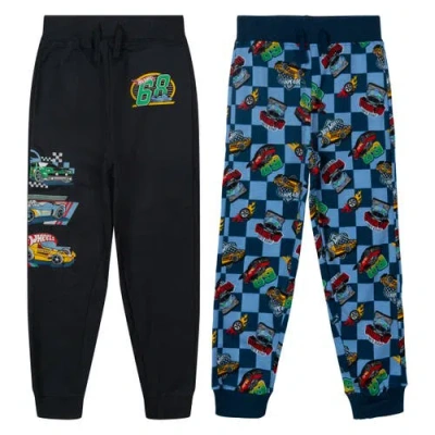 Hot Wheels Kids'  2-pack Racing Fleece Jogger Pants In Multi
