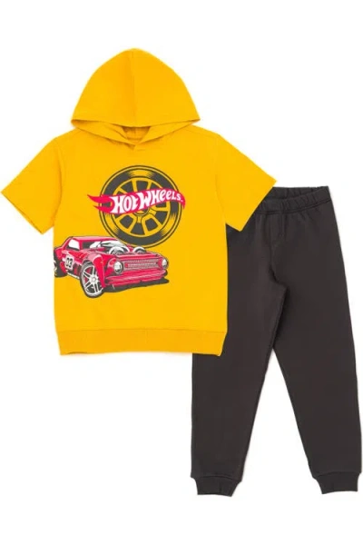 Hot Wheels Kids'  2-piece Hooded Tee And Joggers Set In Multi