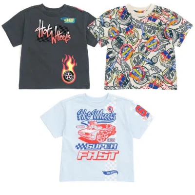 Hot Wheels Kids'  3-pack Short Sleeve Tees In Multi