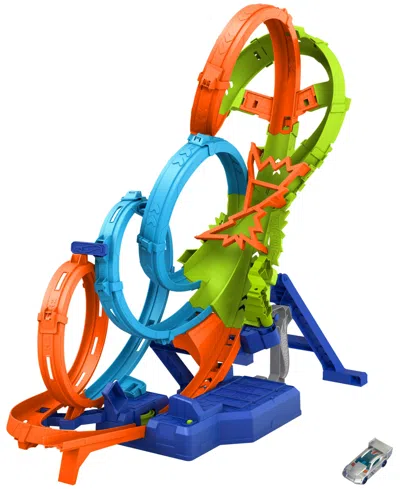 Hot Wheels Kids' Action 4-loop Crash Out Track Toy Car In Multi