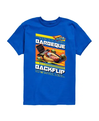 Hot Wheels Babies' Bbq Backflip Toddler Boys' 2t-5t Short Sleeve Graphic T-shirt In Blue
