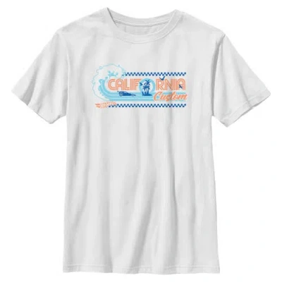 Hot Wheels Kids' Boy's  California Custom Ocean Wave Graphic T-shirt In White