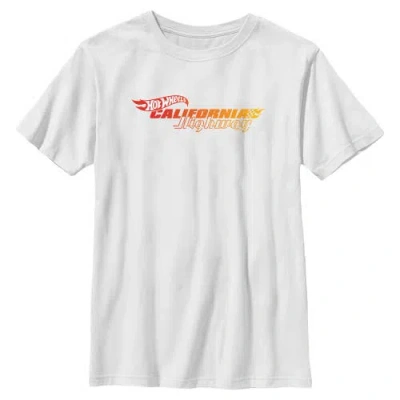 Hot Wheels Kids' Boy's  California Highway Hw Graphic T-shirt In White
