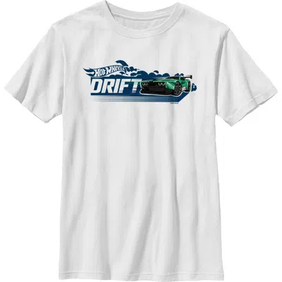 Hot Wheels Kids' Boy's  Count Muscula Drift Graphic T-shirt In White