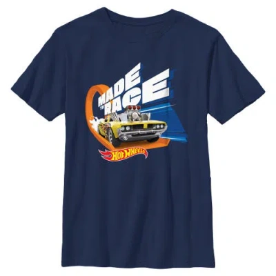 Hot Wheels Kids' Boy's  Greed Rodger Dodger Made To Race Graphic T-shirt In Blue