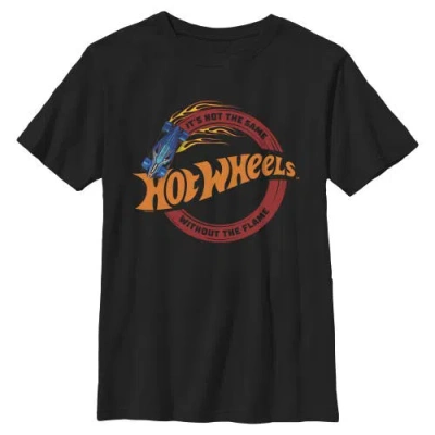 Hot Wheels Kids' Boy's  It's Not The Same Without The Flames Graphic T-shirt In Black