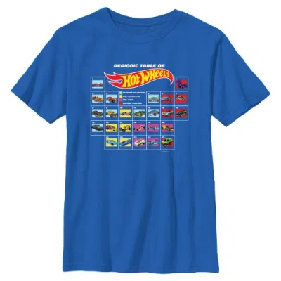 Hot Wheels Kids' Boy's  Periodic Table Graphic T-shirt In Blue