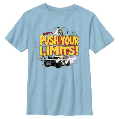 Hot Wheels Kids' Boy's  Push Your Limits Graphic T-shirt In Blue