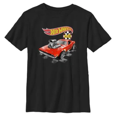 Hot Wheels Kids' Boy's  Retro Rodger Dodger 68 Graphic T-shirt In Black