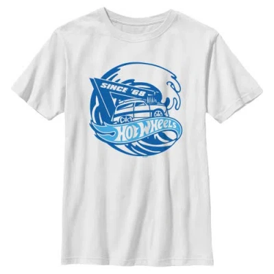 Hot Wheels Kids' Boy's  Since 1968 Ocean Wave Graphic T-shirt In White