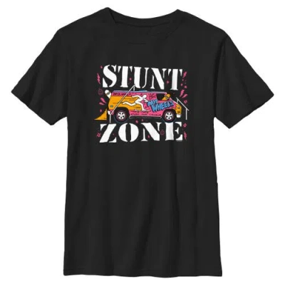 Hot Wheels Kids' Boy's  Stunt Zone Artistic Van Graphic T-shirt In Black