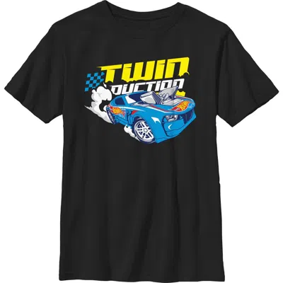 Hot Wheels Kids' Boy's  Twinduction Graphic T-shirt In Black