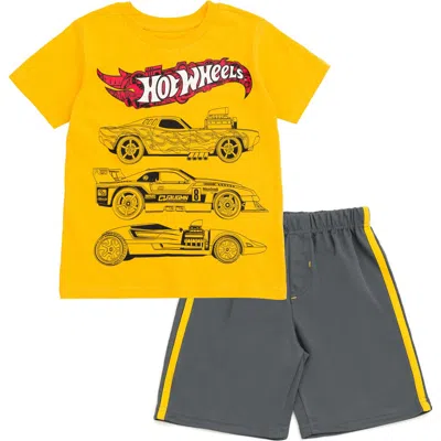 Hot Wheels Kids'  Boys' Athletic 2-piece T-shirt And Shorts Set In Multi