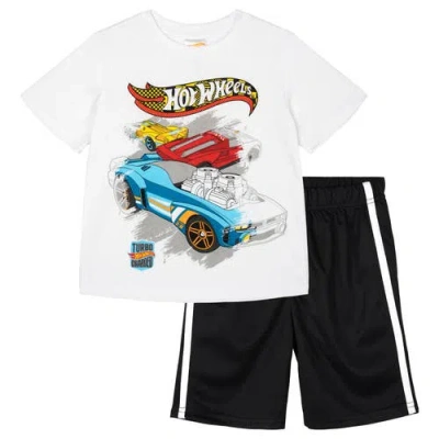 Hot Wheels Babies'  Boys' Athletic 2-piece T-shirt And Shorts Set In Multi