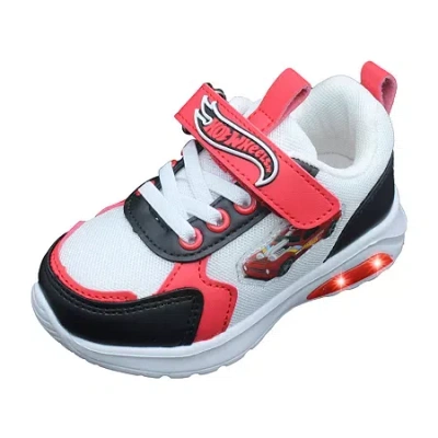 Hot Wheels Babies' Boys Light-up Sneakers In Multi