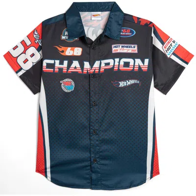 Hot Wheels Kids'  Boys' Racing Button Down Shirt In Brown