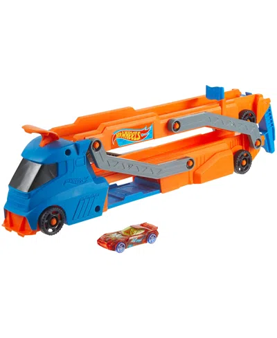 Hot Wheels Kids' City Speed Track Transporter In Multi-color