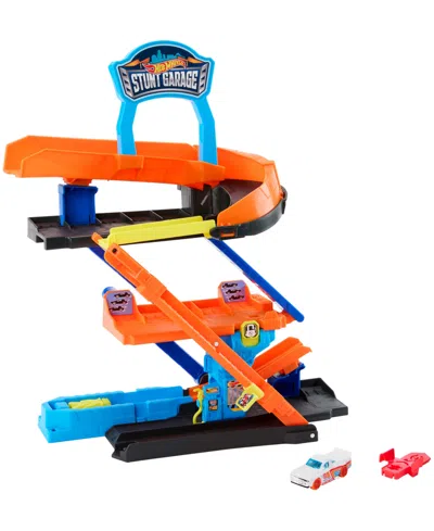 Hot Wheels Kids' City Transforming Stunt Garage Playset In Multi