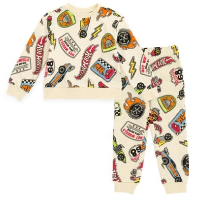 Hot Wheels Kids'  Fleece 2-piece Sweatshirt And Pants Set In Multi