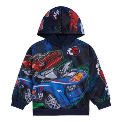 Hot Wheels Kids'  Fleece Hooded Sweatshirt In Multi
