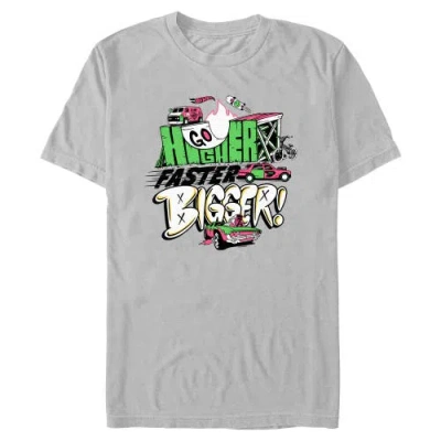 Hot Wheels Go Higher Faster Bigger  Graphic T-shirt In Gray