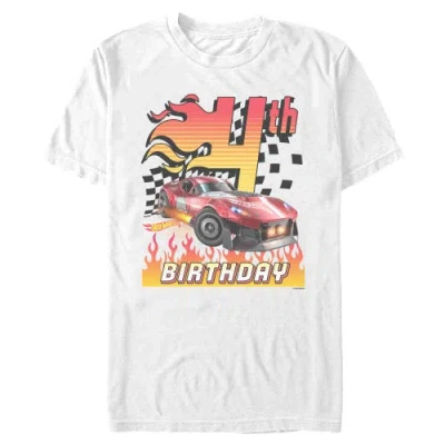Hot Wheels Gt Scorcher 4th Birthday  Graphic T-shirt In Animal Print