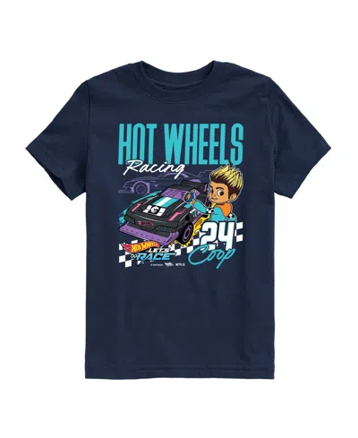 Hot Wheels Babies' Let's Race Coop Toddler Boys' 2t-5t Short- Sleeve Graphic T-shirt In Black