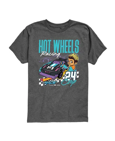 Hot Wheels Babies' Let's Race Coop Toddler Boys' 2t-5t Short- Sleeve Graphic T-shirt In Gray