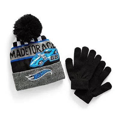 Hot Wheels Little & Big Kid Boys 2-pc.  Cold Weather Set In Black