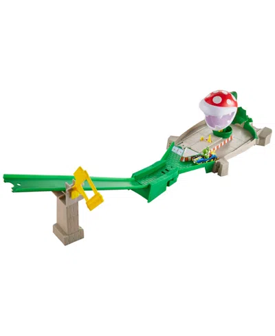 Hot Wheels Mario Kart Piranha Plant Track Playset In Transparent