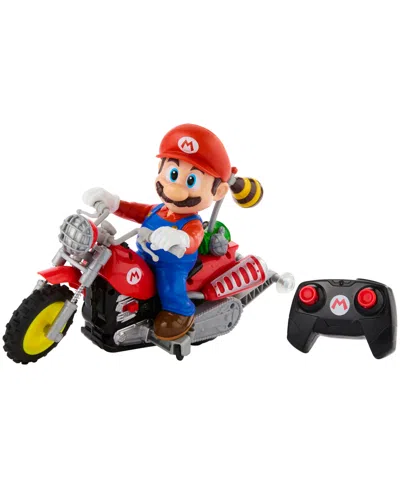 Hot Wheels Mario Wheelie Motocross Remote-controlled Battery-powered Vehicle In Transparent