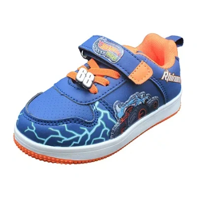 Hot Wheels Babies' Monster Trucks Toddler Boys' Light-up Toddler Boys Sneakers In Blue